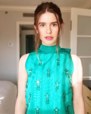Philippa Coulthard Instagram - Looking like a resident of the Emerald City, and very pleased about it. Styling by @mrmontyjackson makeup by @patidubroff and hair by @kyleeheathhair ✨
