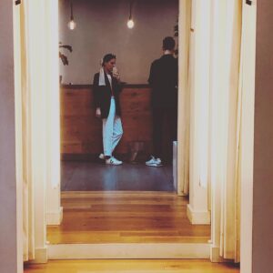 Phoebe Fox Instagram - Busy documenting our escape from NY. Literally seconds after I took this photo, the man in the shop told us Trumpy was banning all flights to and from the UK. We hauled ourselves out of the shop (and into a bar was it transpired that the shop owner had been somewhat exaggerating)