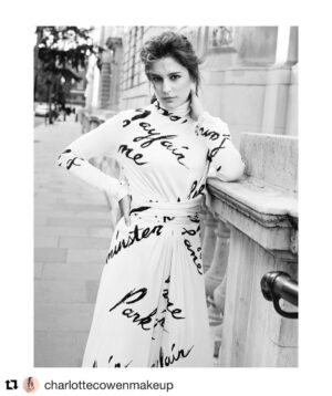 Phoebe Fox Instagram - Thanks @charlottecowenmakeup for reminding me of this shoot! Still want that dress...photo by Alex Bramall