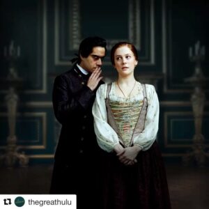 Phoebe Fox Instagram - You really don’t wanna cross Marial 👊🏻 #thegreat #hulu @sacha_dhawan