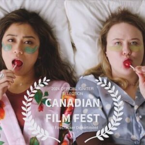 Phoebe Miu Instagram - BFF HAS CANCER :( 
screening at the canadian film festival march 20th

thank you to the marvelous Veronika Gribanova for giving me the absolute joy of playing/working on this - i am in awe of you.  this is a general PSA to everyone to look out for this woman’s name and watch everything she makes. 

written   directed by @veronika38
cinematographer @budsaurus 
gaffer @pohansuu 
sound @andresv.mp3 
1st @bbrr.art
swing @jamiejptm 
edited by @connor_wan