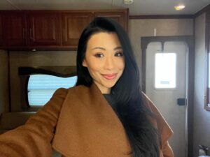 Phuong Kubacki Instagram - Shooting 2 huge TV shows back to back last week and this week! Can’t wait to share more! ❤️🎬📺#bookedit #tvactor #sagftra #trailerselfie #onset #asianactress