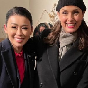Phuong Kubacki Instagram - Such a pleasure working with @bridgetmoynahan on tonight’s episode of @bluebloods_cbs ! Check it out 4/29 on CBS 10/9c! #bluebloodscbs #bluebloods #asianactress #sagaftra #networktv