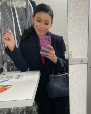 Phuong Kubacki Instagram - Such a pleasure working with @bridgetmoynahan on tonight’s episode of @bluebloods_cbs ! Check it out 4/29 on CBS 10/9c! #bluebloodscbs #bluebloods #asianactress #sagaftra #networktv