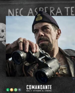 Pierfrancesco Favino Instagram - Comandante  è un film come raramente se ne vedono in Italia per ricchezza di immagini, per ambizione nella produzione e per la capacità di trasportarci in un’altra epoca. 
Un racconto di vita vera e di profonda umanità mai come ora necessario.

#Comandante di @edoardodeangelis_morethanreal dal 31 ottobre al cinema. 
@01distribution