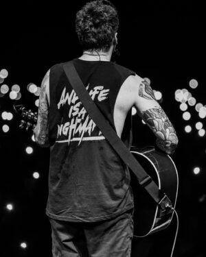 Pierre Bouvier Instagram - Night 1 in Brasil. 🇧🇷🇧🇷🇧🇷. Sao Paolo x Simple Plan. SP💛SP.  I wanna be fest tonight!! LFG🔥🔥🔥
📸 @annaleemedia