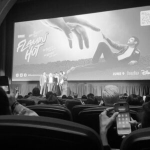 Pierson Fodé Instagram - 🥵A #flaminhot story I didn’t know I needed to see! @evalongoria you absolutely knocked out a home run. This movie is for everyone who has dreamed of doing something great despite insurmountable odds. I loved every second of it. Go stream it on @hulu @disneyplus 

Extra hot Suit by @grayscaleic