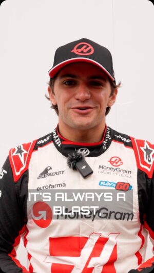 Pietro Fittipaldi Instagram - Even a wet Silverstone can’t stop Pietro from smiling 😁 

Always awesome having you behind the wheel 🙌🏁 

#HaasF1