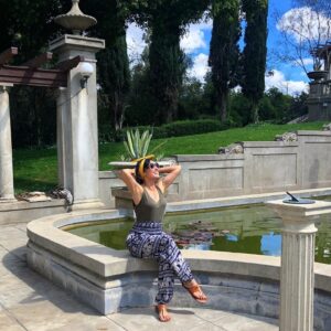 Pilar Holland Instagram - Nothing better than communing with the sun surrounded by Italian inspired gardens on a Sunday afternoon.  #gaia #pachamama