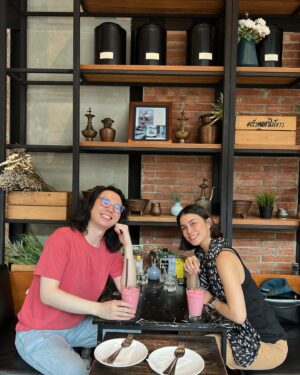 Pimdao Panichsamai Instagram - A day with my best friend 
At @whiteflowerbkk ✨💮