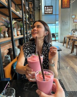 Pimdao Panichsamai Instagram - A day with my best friend 
At @whiteflowerbkk ✨💮