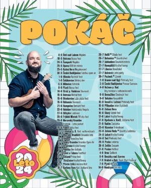 Pokáč Instagram - Ptali se me, kde chci hrat, a ja rekl "ano". 🤘🏖️ Koncerty budou, pokud vam to pride necitelny, mate pravdu, pac je toho moc. Vic info na pokac.cz, tesim se na vas! 🏄‍♂️🤙