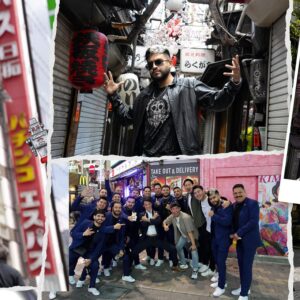 Poncho Lizarraga Instagram - Un día más por Asia, Japón no deja de sorprendernos 🇯🇵✨ conocimos lugares importantes de Tokio, y tuvimos el honor de estar en la embajada de México y por último fuimos al mítico cruce de Shibuya 🚗🚙🏎️🚓 #RecodoEnJapon #RetoTokio
