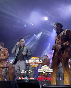 Poncho Lizarraga Instagram - #LasBandasMasGrandesDelMundo 🔥 llegan a #Houston #Texas este 26 de Mayo vive la experiencia #Arrolladora #Recodo

Boletos en @ticketon 🎟️