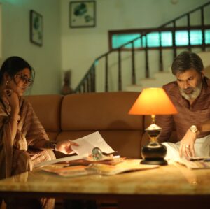 Praneeta Patnaik Instagram - Memories of Paruvu
1. In between shots with @nagababuofficial sir while shooting the most serious scene.
2. Caught in action while prepping with him.
3. BTS while shooting the famous “Dolly-Swathi” encounter with my directors and @nivethapethuraj 
4. First day of shoot where I didn’t sleep for 48 hours. Look at my swollen eyes. 
5. Right after Swathi encounters Kalloji.
6. You know when this will come after you watch the series. 
7. One of the sweetest people I’ve ever met - @sushmitakonidela ma’am. 
8. Sudheer and Swathi in an alternate universe. 
9. Moi boiz @siddharth_vox and @rajashekarvadlapati 
10. Look test of Swathi. 

It’s a bitter sweet feeling, bitter because the shoot is finished,, sweet because you all get to see what we made.
Thank you for your love towards our show and Swathi. This is what truly keeps us going. 
Those who didn’t watch, please watch PARUVU right away on @zee5telugu.