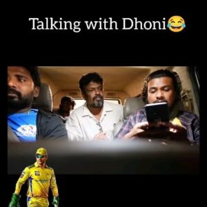Prankster Rahul Instagram - Watsup call with Dhoni  Prank @mahi7781 😂😂#brokenenglish @pranksterazar_official
