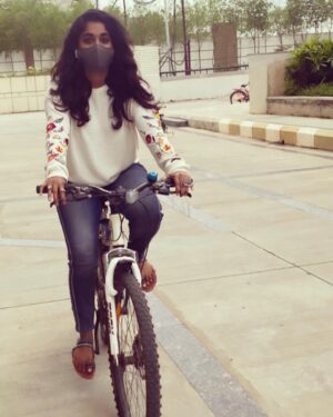 Prasanna Varma Danthuluri Instagram - Nothing compares with the simple pleasure of a 🚲 ride
.
.
.
#happyworldbicycleday 🚴🏻‍♀️🚲