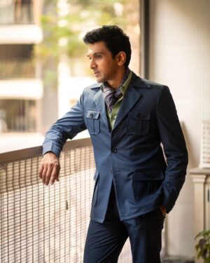 Pratik Gandhi Instagram - 💙
.
.
.
.
Stylist - @styleitwithniki
📸 - @lovdipsingh
Shirt - @studio_anuraagk
Jacket and pants - @italianvegaofficial
Footwear - @whitemuds_official 
Hair - @sandypanwar1810 
Makeup @sayyed_makeup_art 
Managed by @kaajalgb