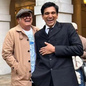 Pratik Gandhi Instagram - That's pretty much what we have been upto. The pure joy of being and working with @hansalmehta . Just a day younger to me , my friend, philosopher and Guide. 

Wishing you a very happy birthday Sir. 

health happiness and lot of love, 

♥️

@khamkhaphotoartist thank you for these beautiful shots !