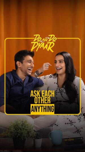 Pratik Gandhi Instagram - Unravel the equation of Do Aur Do Pyaar with @pratikgandhiofficial & @balanvidya as they talk about relationships, favourite movies and so much more at the heart of this #IMDbExclusive 💛

Find the full interview on IMDb’s YouTube channel (Link in bio 📍)

🎬 Do Aur Do Pyaar | In Theatres