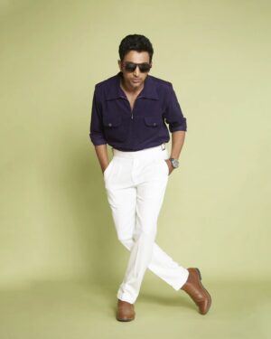 Pratik Gandhi Instagram - Do aur do aur do = 6 days to 19th April

#DoAurDoPyaar releasing in theatres near you!

.

.

Stylist @styleitwithniki
📸 @lovdipsingh
Shirt @ostilos.official 
Trousers @italianvegaofficial
Sunglasses @shethoptical
Footwear - @yoho_lifestyle 
Hair @sandypanwar1810 
Makeup @sayyed_makeup_art 
Managed by @kaajalgb