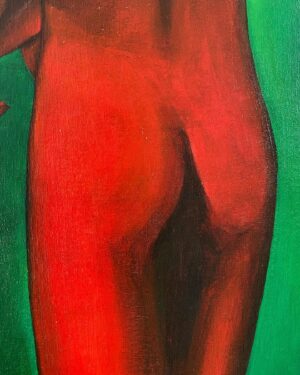 Preethy Karan Instagram - Ma Beauté 🌹
.
.
.
.
Acrylic on canvas board 
Copyrights @preetart_studio 
Thank you @rishabhad for inspiring us to do more art ✨❤️❤️