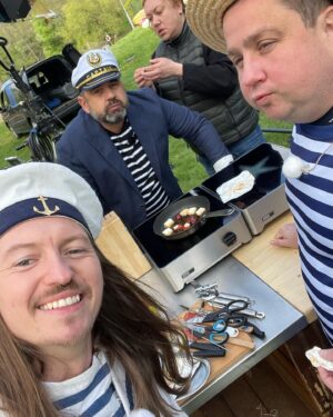 Přemek Forejt Instagram - Dnes večer romantika s klukama @masterchefcz