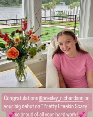Presley Richardson Instagram - Came home to this surprise from @amberhorn & @cuddle_bug_squish_baby …. Thanks for everything❤️❤️ #prettyfreekinscary #presleyrichardson #Christine