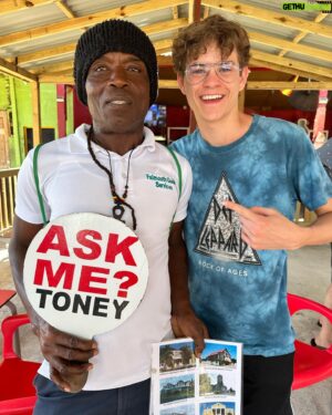 Preston Oliver Instagram - Jamaica was one of the best stops. Met a awesome guy named Toney who took us to a great restaurant. Planning on going again someday 🤩