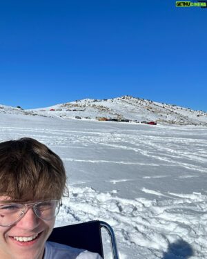 Preston Oliver Instagram - Ice Fishing w the fam. First day I didnt catch anything 😖 tomorrow I will for sure 🥱