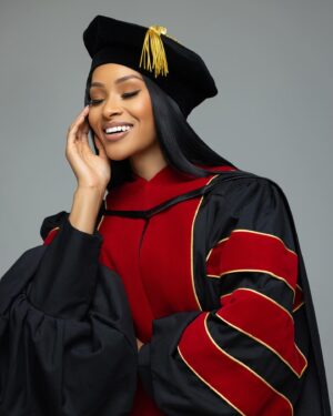 Pretty Vee Instagram - From now on , Address Me As Dr.Excell 🎓🤩
I am Very honored &  blessed to receive my First Honorary Doctoral In Humanitarianism! ✨

Thank You Jesus, Mother,Family, Friends For Always Supporting Me Through It All! 
This Moment Right Here Is ALL GOD…. 
Thank You Global International Alliance for acknowledging my philanthropy efforts! 
The Bible says the blessings of the Lord maketh rich and addeth no sorrows, Today I honor God for every blessing he’s bestowed upon my life. I pray he continues to guide me and lead me to walk in obedience so I will eat the good of the land. I thank him today for the fruits of the spirit showing up right in front of my very eyes. 

Thank You All, For Always Rooting for Me🫶🏼
I Love You💋

MUA: @picaasso 

📸: @sterlingpics