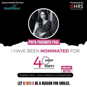 Priya Paramita Paul Instagram - Honored and Grateful! I’m thrilled to share that I’ve been nominated for the WAHStory Spotlight Awards. Your support and belief in my vision mean the world to me! Every vote counts, so I kindly ask for your support in this endeavor.”

#WAHStory #WAHVote #WAHStorySpotlightawards #weallhaveastory #priyaparamitapaul