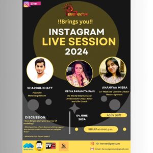 Priya Paramita Paul Instagram - Priya Paramita Paul, originally from Guwahati,
Assam is an Indian model, life coach, and
influencer. Besides her career in IT, she has
been honored as the Ms World International
Ambassador 2022, making her the first Indian
to receive this title at the Ms World
International 2022 event in Miami, Florida.
Currently, Priya is dedicated to making a
positive impact on people's lives by offering
support as a Mental Health coach.
.
.
.
Going live on June/04/ 2024 sharp at 09:00 pm Feel free to join and have enjoy a informative session with such an amazing person @choose_life_with_priya @priyaparamita
.
.

The IGTV is powered by @heroesignotum
.
.

PR AND OUT REACH PARTNER 
www.mediahives.com
.
.

OUR SPONSORS 

Website -  www.indianvoice24.com 
 
Our official MEDIA PARTNER
@mediahives  @brandpapa.official
 
Website- 
www.mediahives.com

Our designer partner @manasdudhani

Our host @rjshardulbhattphilosopher
@heroesignotum 

Our Co- Host @_.creative.ana._

Ananyaa Misra, a Lucknow resident, passed the XII board examination and was appointed as JYEP Assistant Coordinator. She is an aspiring lyricist and has started a handicrafts venture called 'Sunakhi Handicrafts'. She enjoys writing, interacting with people, cooking, singing, dancing, and listening to music.

Our Guest @priyaparamita

So, give it a listen, feel the positivity, and let 'Ek Nayaa Kaarwaan' be your Soundtrack to Inspiration!

Link of the song is in my Bio.

Go and Check it out!!

 #ignotumfamily #heroes #socialwarrior #passionatewarrior #smallwonders #teenagemarvels #leftoutofmemories #dreamers #cultural #tradoculturalwarriors #hiddentalent #btc #indianwarrior #newreleasebook #newbook #newbookalert #punjabboard #bookreview #author
#assam #worldinternationalambassador #unsung #heroesignotum #priyaparamitapaul #shardulbhatt #cohost #ananyaa