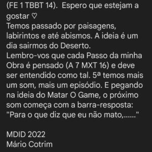 ProfJam Instagram - Bom Domingo a todos ♡
5ª temos o primeiro single do MDID
𝓜𝓒