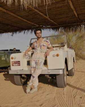 Pulkit Samrat Instagram - 😎 🌵🕺🏜️ #dubai 

Outfit : @diseno.in 
Pendant : @esmecrystals @ascend.rohank 
Rings: @inoxjewelryin @esmecrystals 
Styled by : @theanisha 
Assisted by : @maitriidesaii 
Styling intern :@palakgupta_97 @theotherside2323 
hmu: @aalimhakim @rockysoni81 @arsalan4331