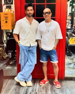Pulkit Samrat Instagram - With the “Scissorhands” @aalimhakim 🕺💓