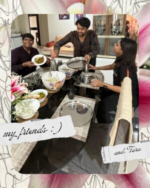 Punarnavi Bhupalam Instagram - Since I moved away from India, every time I come back, I always cook a meal and invite my closest friends for lunch. It’s become a tradition to make sure they leave full 🥰🥰 

Love youuuu rascals 🌹♥️