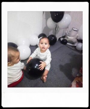 Qausar Harta Yudana Instagram - Anak bayik💙🍼 -L-
#babyboy #twin #maqau #lv 

📸 @dindazani