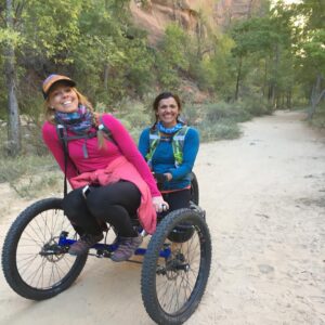 Quinn Brett Instagram - How it all started 👉🏼how it’s going. 
.
.
.
I adore this lady. Our adventures were and continue to be amazing. From our first ever climb together on #elcapitan a partnership beyond imagination was created. The support, love and caring that @ljsauter generously dotes out even in the hardest of times is a gift of all gifts. The journey of climbing and running up and across 🏔 mountains and 🌵 deserts —-pales in comparison to the emotional scape—our heads and our hearts, the laughs and the tears. 
.
.
.
#friendship #gratitude 

1- on top of El Cap after our first time roping up together, 8 hours or so of climbing on the Nose. 2014
2- seriously sussing our strategies on Touchstone Wall. 2016 
3- in the throes of gear checking during our successful 4 walls-in-a-day in #zionnationalpark 
4- climbing under the great roof #yosemitenationalpark 
5- Libby chasing or pushing  me, prepping for long ass running adventures. 
6- Libby birthday climb with @josie_mckee_ just a few days before my big digger. 2017. 
7- first time outside after the fall. 2017. 
8- freshly fancy, @americanalpine dinner. 2018. 
9- return to Zion different adventures, same love. 2019. 
10- different helmets, stronger friendship. 2021. 
.
.
.
.
.
.
.

.
 .
#climbing #rockclimbing #enduranceathlete #skiing #mountains #mountainbiking #trailrunning #running #roadbiking #crossfit #yoga #paragliding #outdoors #athlete #spinalcordinjury #spinalcordresearch #paralyzed #medicine #walking #peeing #protectpubliclands #nationalparks #wilderness #disability