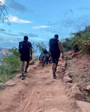 Quinn Brett Instagram - In 2016, I ran the #r2r2r of the Grand Canyon with a gal pal @chelsea_vanhorn. 6 years ago, I fell rock climbing and broke my back.  Paralyzed. #quadzillasgone #identitycrisis 

Two weeks ago, myself and two fellow paralyzed buddies and 5 of our able-bodied friends hiked the from the south rim to the north rim of the @grandcanyonnps. We also had the gracious support of @adidasterrex and @bannsailer 

As far as anniversaries go, this one felt like—- well, quintessential me. 🤣 #imeanreally 

A far-fetched adventure, a dash of trouble, fantastic teamwork and breaking barriers. Not a lot of “woe is me, blame, shame”. 

I wrote a few years back that I didn’t think I would ever arrive to a place where I am grateful for this life, where I am now WITH a spinal cord injury. That I would absolutely turn back the clock. Yes, that is still true and where would I be? 

Would I be filled with the purpose I feel now to advocate, educate and raise money for spinal cord research?  Look at how far we have come with effort in other realms. #breakthestigma 

Also, I have established myself as a leader in creating opportunity and changing the atmosphere for people with disabilities to recreate in Wilderness and backcountry settings!  #howcoolisthat 

It feels damn good to be filled with passion, and purpose. To know that my efforts are making the news, buzzing around, tangibly gaining in the @nationalparkservice @yourpubliclands @u.s.forestservice @fish_and_wildlife_  and across city and local governments too! 

The irony of enduring a spinal cord injury, severe disability and constant pain—- such an awful plight, to finally approach a clearer vision of me. Believe in my worth, my value in work and relationships.  It’s been a brutal and beautiful 6 years. 
 
Keep plugging onward, I guess. 😉 #impossibleisnothing #love 

#climbing #rockclimbing #enduranceathlete #skiing #mountains #mountainbiking #trailrunning #running #hiking #crossfit #yoga #paragliding #outdoors #athlete #spinalcordinjury #spinalcordresearch #paralyzed #adaptivehiking #adaptivesports #wilderness #disability