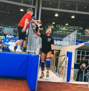 Rachael Ellering Instagram - What a wonderful day 💜

My first time wrestling in a baseball stadium and I loved the vibes! Thank you to everyone who came out & showed some love-means so much! 

Big props to my opponents @savannahevs & @realscarlettbordeaux 

Thank you @mastersofringentertainment