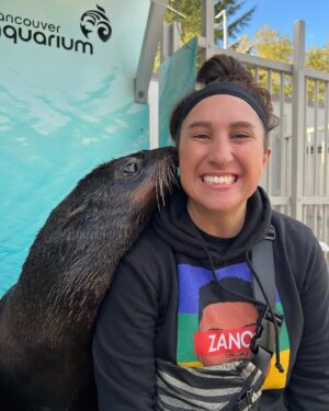 Rachael Ellering Instagram - Had the absolute trip of a lifetime last month: Vancouver, you were a dream! ❤️ Do I think about returning to the @vanaqua every single day?! YES I DO!