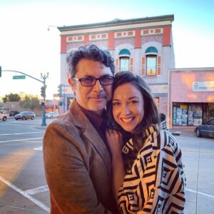Rachel Alig Instagram - That’s a wrap!  Throughout January, I had the honor of filming a movie and playing opposite of Lou Diamond Phillips as his wife.  This man is such an exemplary human being.  With decades of experience in front of and behind the camera he came into this project with so much enthusiasm and joy and it was absolutely contagious.  Beyond that, he treats everyone as an equal.  Lou.  What a gift.  The entire cast and crew, and I do mean ENTIRE, are top notch talent and truly kind human beings.  I’m pinching myself… and now… on to the next 🙏🏻🙏🏻
