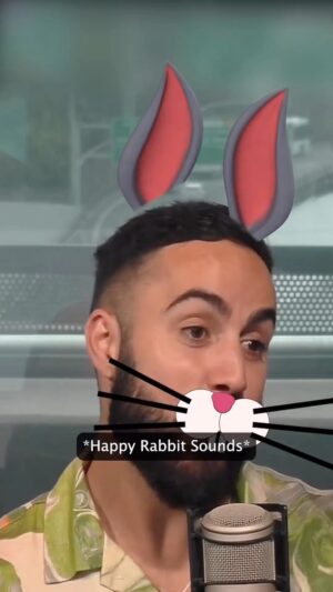 Rachel Corbett Instagram - I have never heard a rabbit make this sound in my life @itsmattymills but you as a “happy rabbit”? …adorable 😂 🐰
And @brooke.blurton giving the airport security team a thrill! 
Search for Not So PG in your favourite #podcast app! @novapodcastsofficial