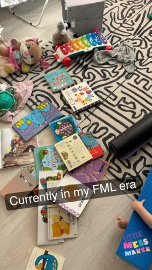 Rachel Corbett Instagram - I’m all for fostering a love of reading but do we need to take every book out of the cupboard to get there? 📚 

#smbc #parenting #toddler