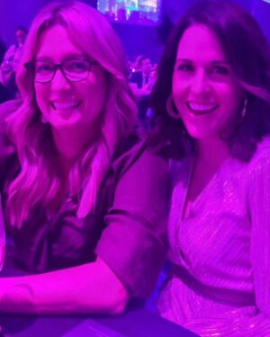 Rachel Corbett Instagram - What a treat to take out both original #podcast categories at last nights ACRAs and to celebrate the win with some of my amazing team. 
Shout out to all the incredible producers and hosts that work on our @novapodcastsofficial shows every day. 
This is truly a team win 🏆 
#podcastawards #acras2022