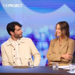 Rachel Corbett Instagram - The incredibly talented and absolutely delightful Margot Robbie and @diegocalva stopped by @theprojecttv desk to chat about the brilliant @babylonmovie