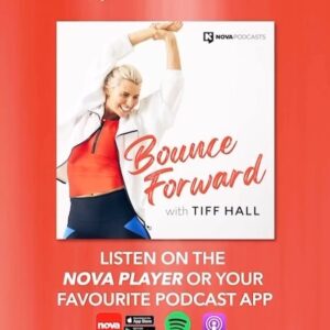 Rachel Corbett Instagram - There’s a new pod in our @novapodcastsofficial suite and it features the fabulous @tiffhall_xo!!

If you’re looking to bounce forward into the best version of yourself join Tiff as she takes you through everyday tips to keep you healthy and happy without having to go on extreme diets or run marathons (coz who could be bothered with that)!

Search for Bounce Forward in your fav pod app or via the link in my bio 🎧