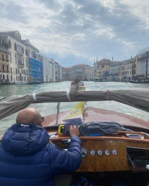 Rachel Griffiths Instagram - Mop up @labiennale satursay . Last full day in Venice finding the collateral events - foundations  and outlier national pavilions .  Feels a lot like stakes day.....only  with the water taxi .