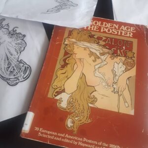Rachel Osborne Instagram - Working on a customized Mucha piece for a client... this one is gunna be fun! #alphonsemucha #mucha # tattoo #tattooart #tattoodesign #workhard #tattooartist #ink